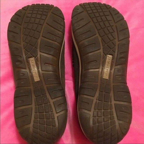 LL Bean Suede Loafers Slip Ons - Picture 8 of 10